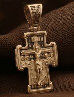 Крест из золота 585 пробы
