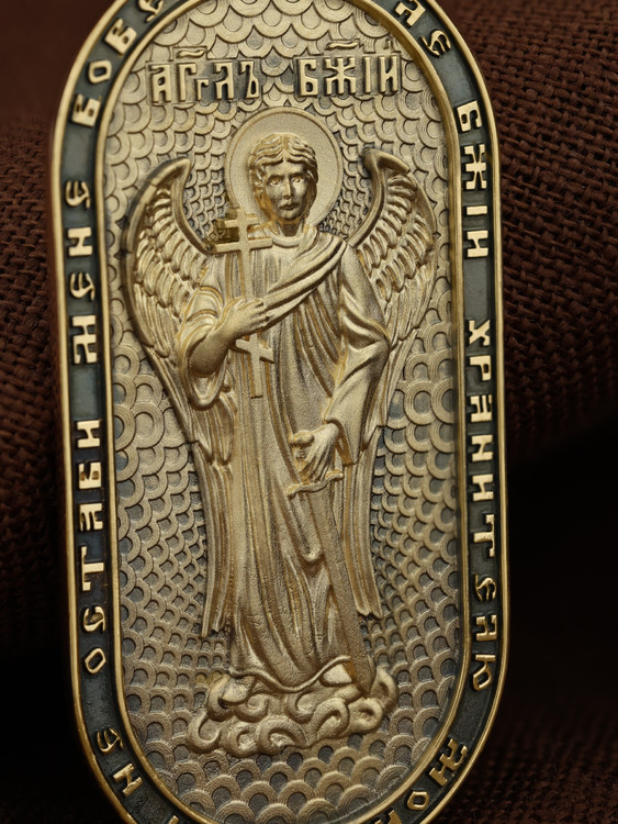 Образок из лимонного золота