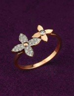 Кольцо из золота 585 пробы c бриллиантами