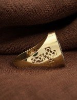Кольцо из лимонного золота 585 пробы