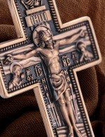 Крест из золота 585 пробы