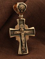 Крест из золота 585 пробы