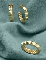 Серьги из лимонного золота 585 пробы