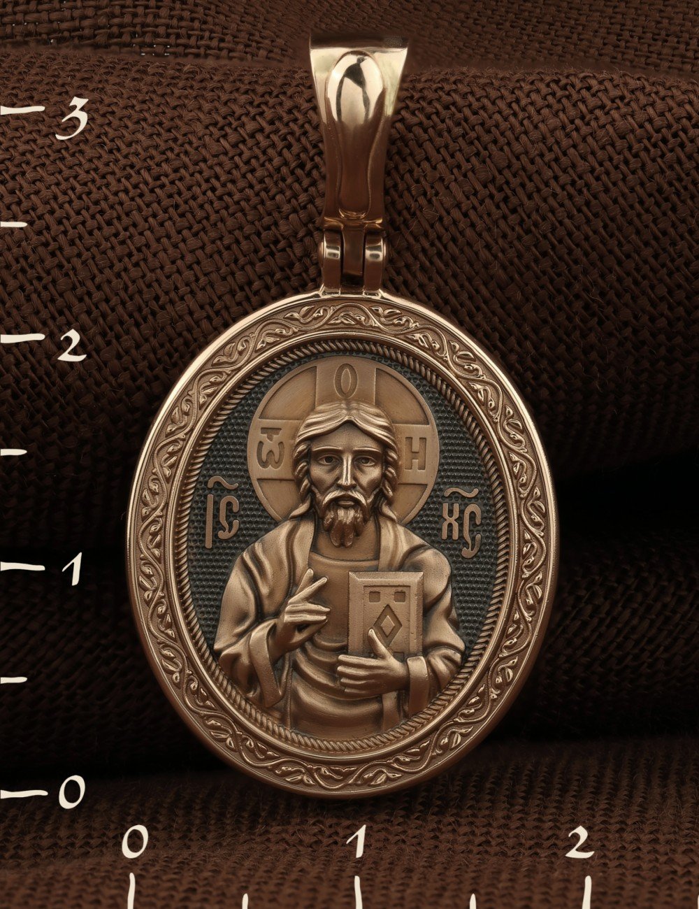 Образок из золота 585 пробы