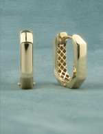 Серьги из лимонного золота 585 пробы
