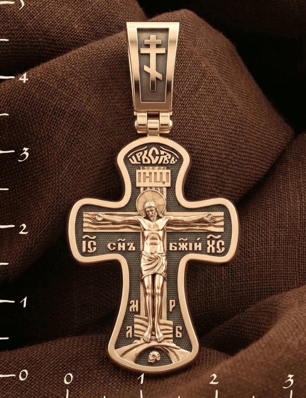 Крест из золота 585 пробы