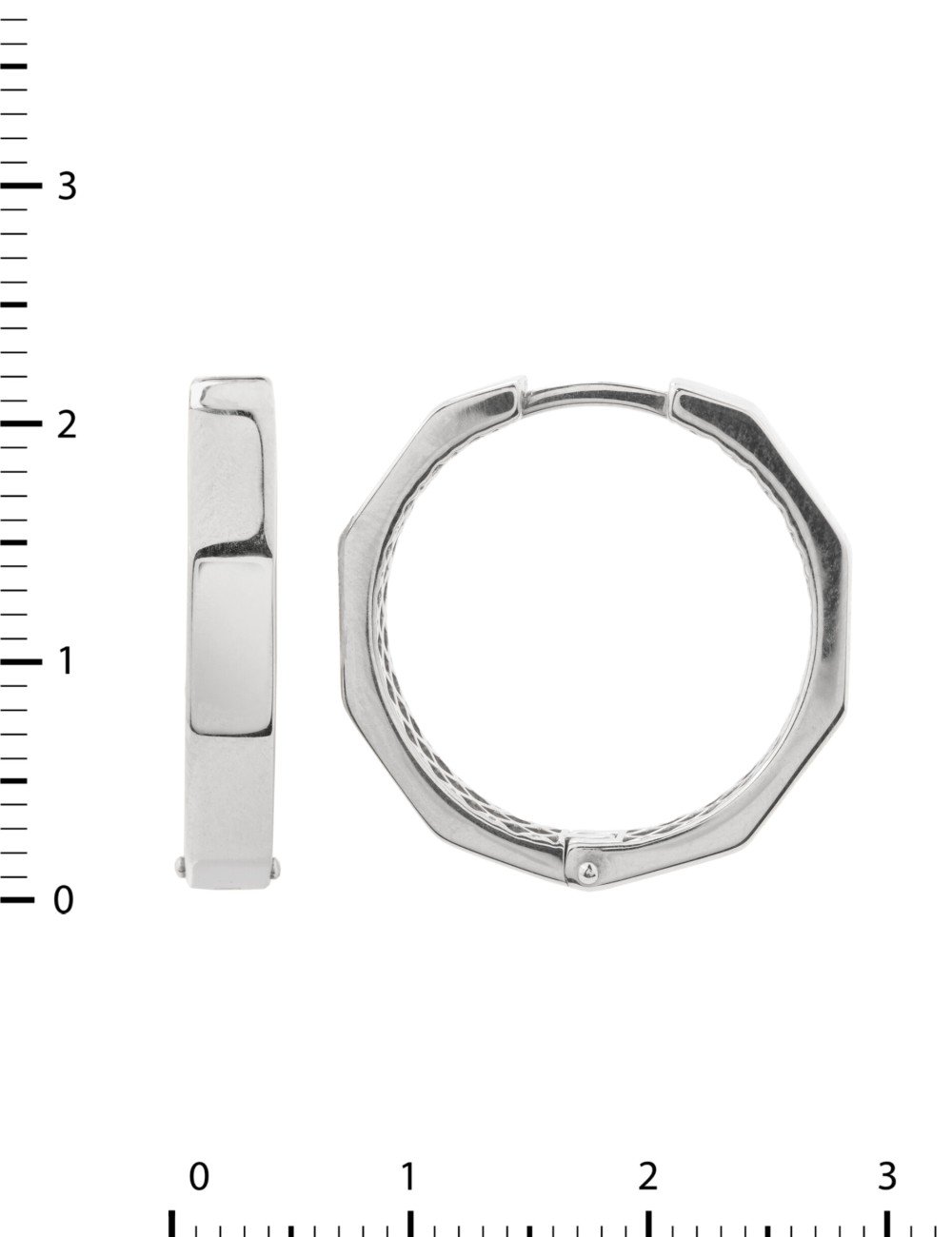 Серьги из белого золота 585 пробы