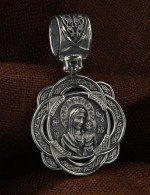 Образок из белого золота 585 пробы