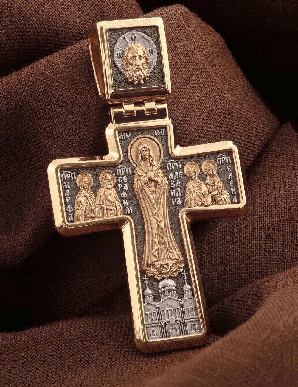 Крест из золота 585 пробы