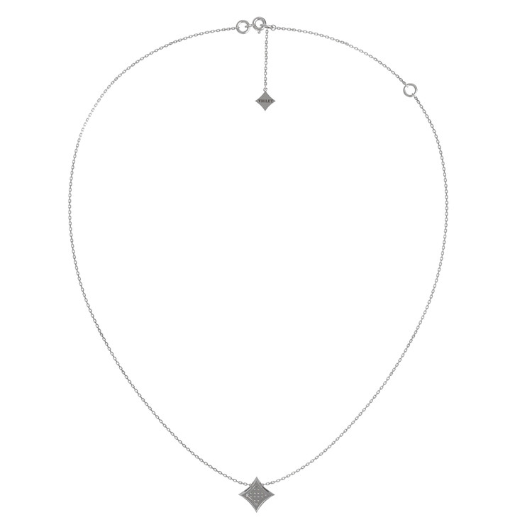 Колье из белого золота c бриллиантами