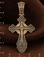 Крест из золота 585 пробы