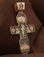 Крест из золота 585 пробы