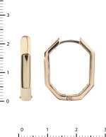 Серьги из золота 585 пробы