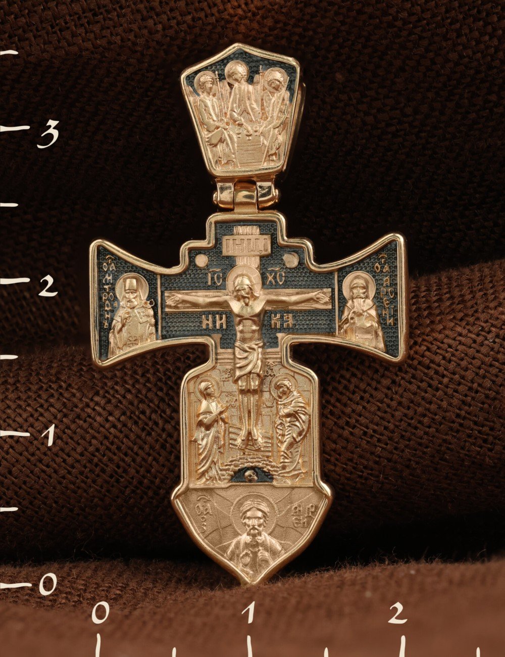 Крест из золота 585 пробы