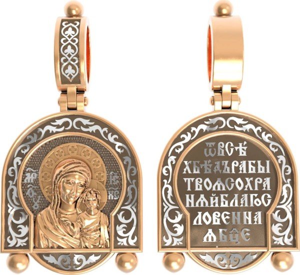 Образок из золота 585 пробы