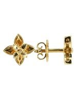 Серьги из золота 585 пробы c бриллиантами
