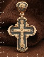 Крест из золота 585 пробы