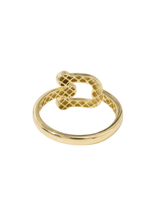 Кольцо из лимонного золота