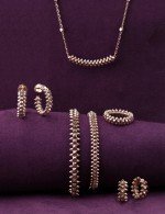 Серьги из розового золота 585 пробы