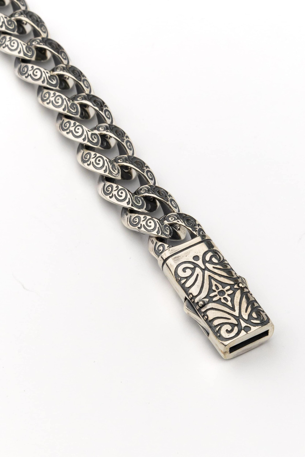 Браслет из серебра и золота c бриллиантами и рубином