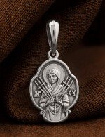 Образок из белого золота 585 пробы