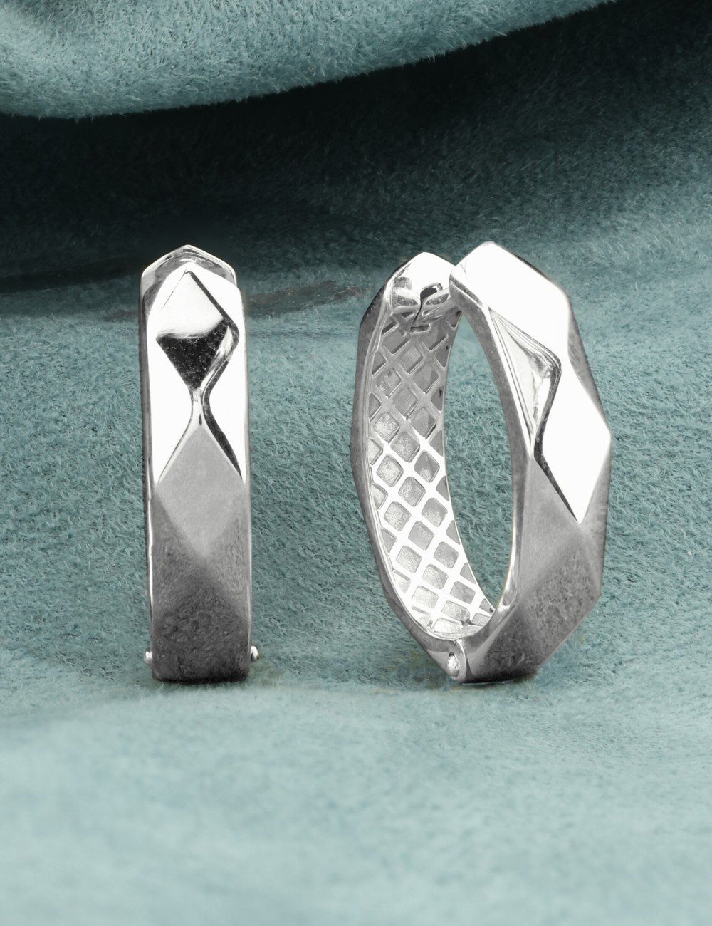 Серьги из белого золота 585 пробы