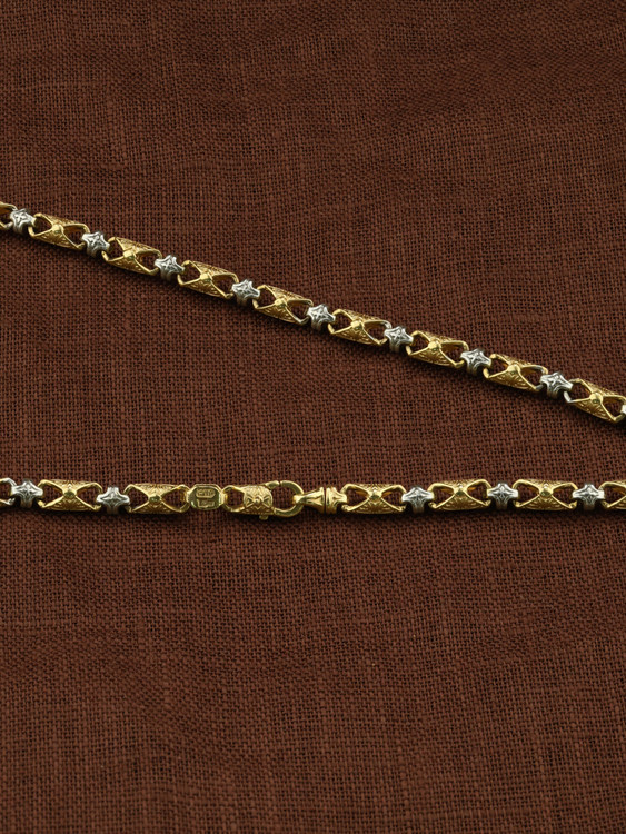 Цепь из лимонного золота