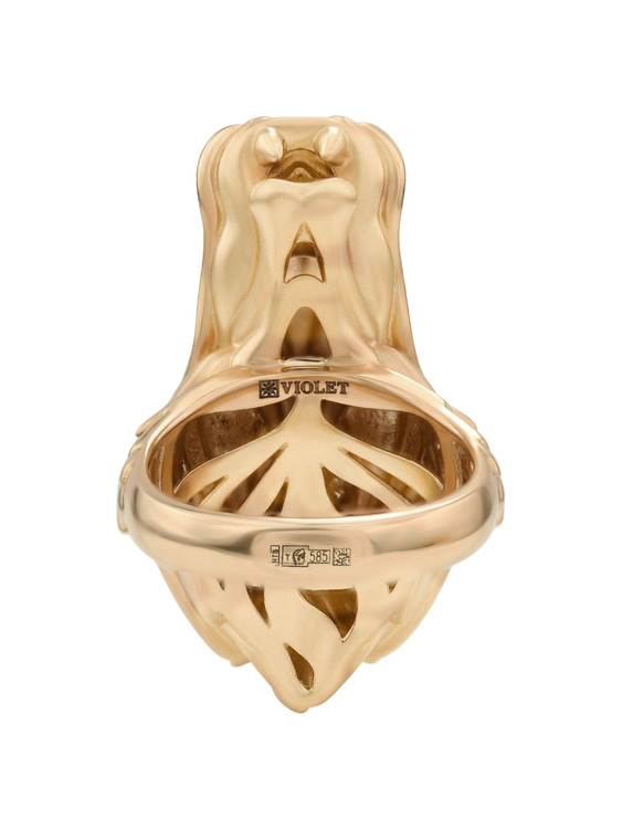 Кольцо из золота c бриллиантами