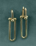 Серьги из лимонного золота 585 пробы