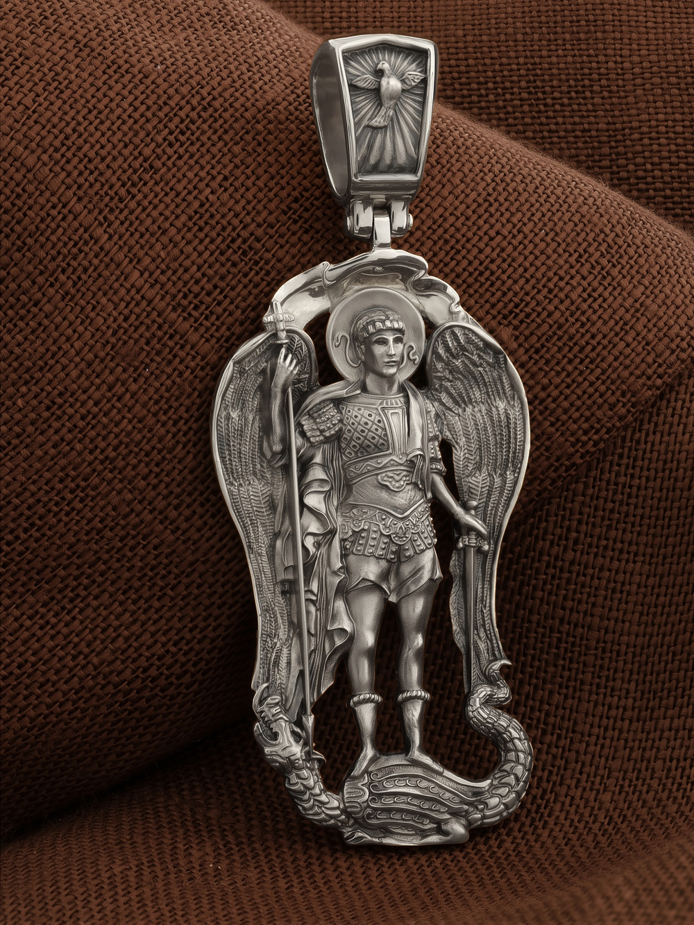 Образок из белого золота