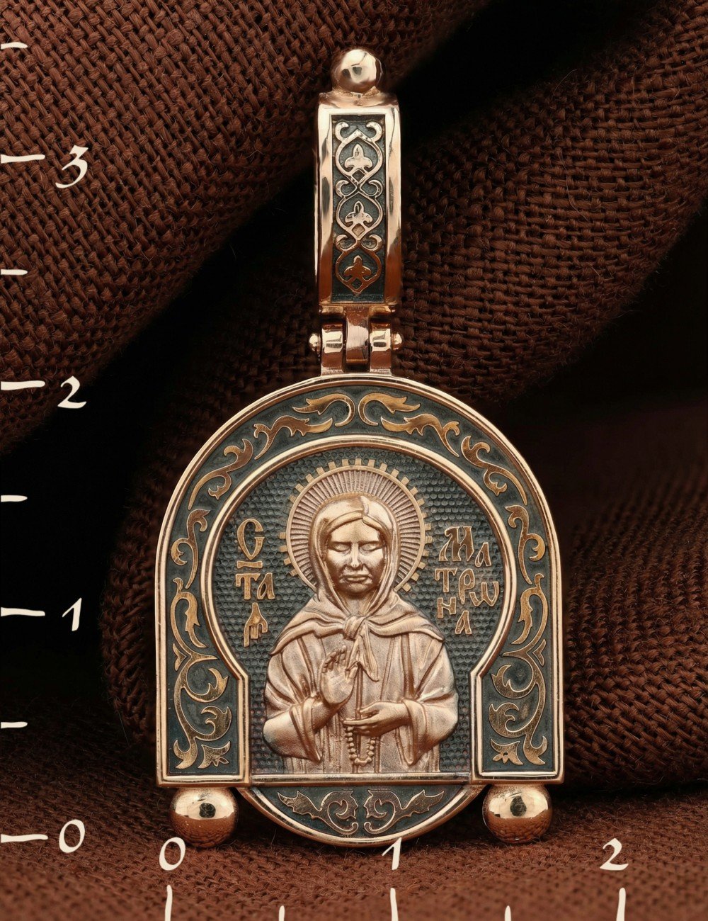 Образок из золота 585 пробы