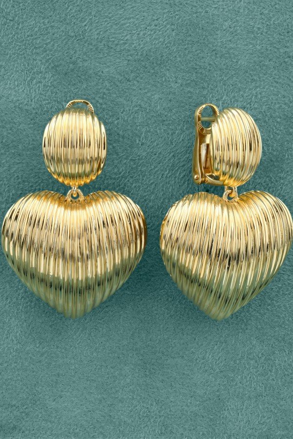 Серьги из лимонного золота 585 пробы