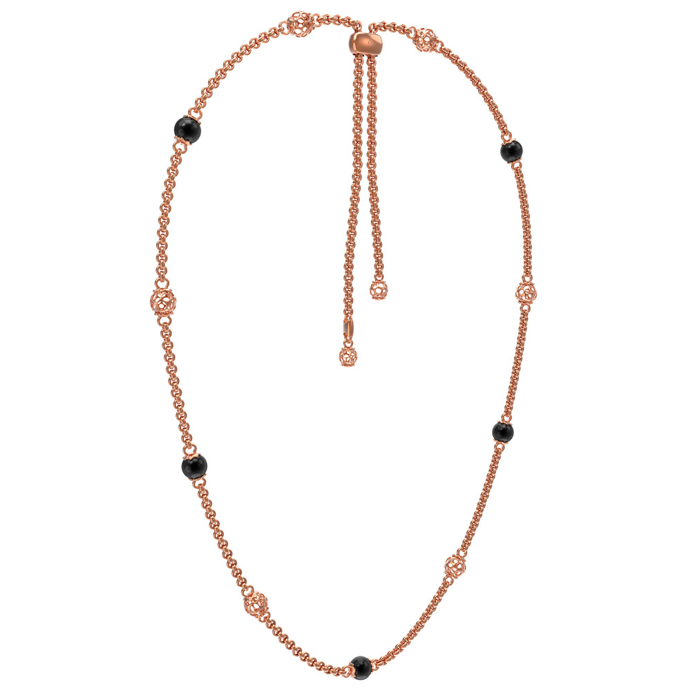 Колье из золота c ониксом