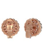 Серьги из золота 585 пробы c бриллиантами