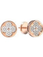 Серьги из золота 585 пробы c бриллиантами