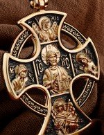 Крест из золота 585 пробы