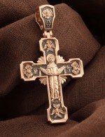 Крест из золота 585 пробы