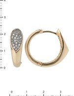 Серьги из золота 585 пробы c бриллиантами