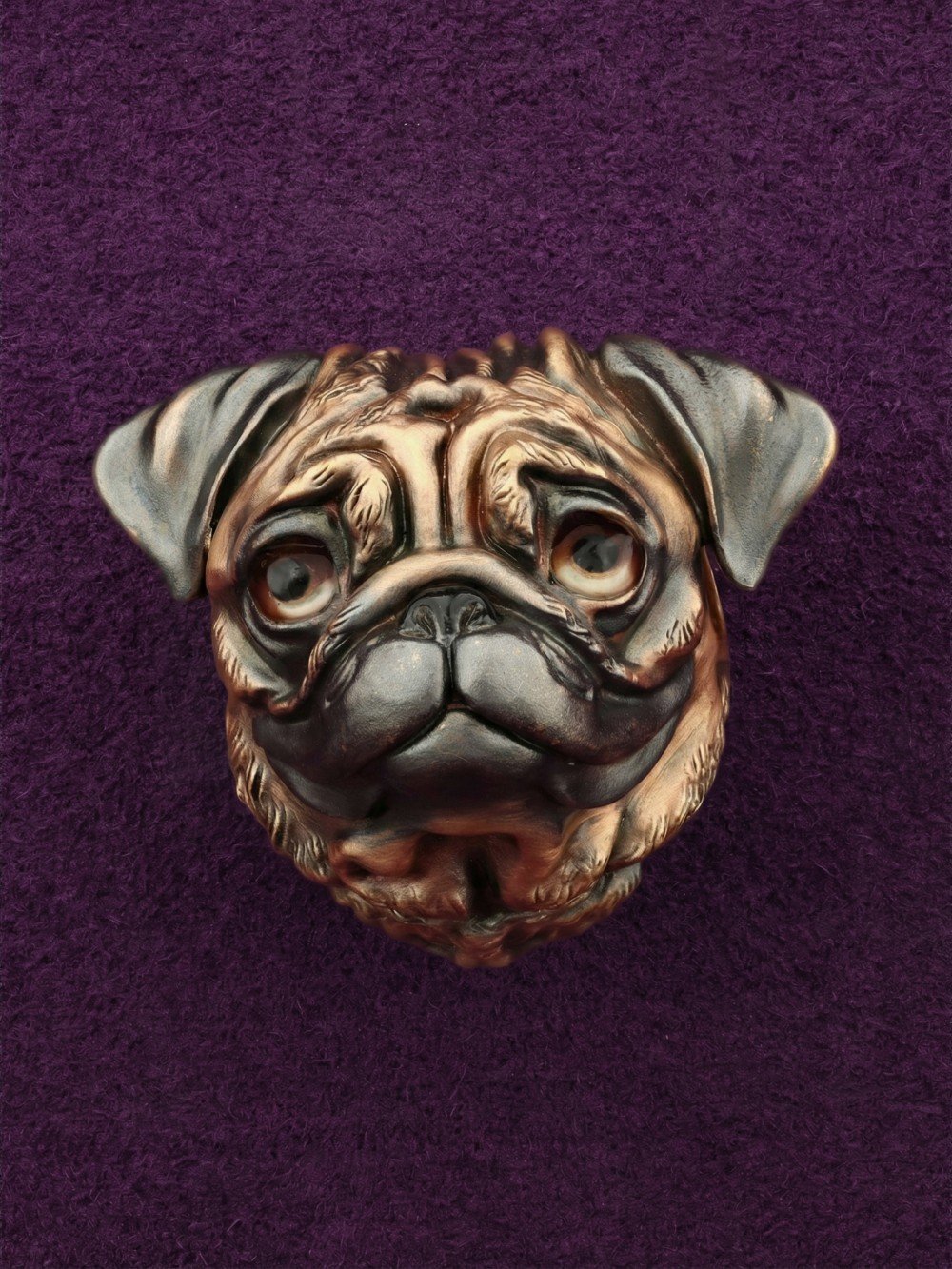 Подвеска из золота c эмаль