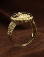 Кольцо из лимонного золота 585 пробы