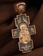 Крест из золота 585 пробы