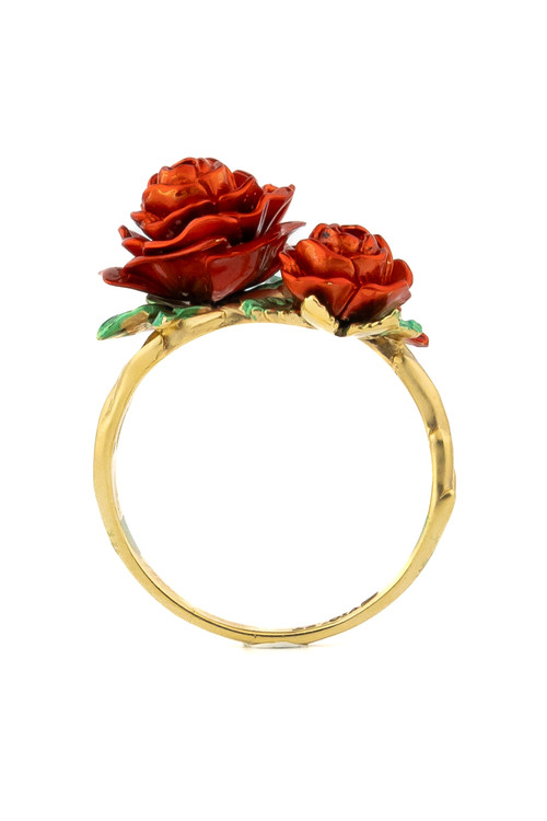 Кольцо из лимонного золота