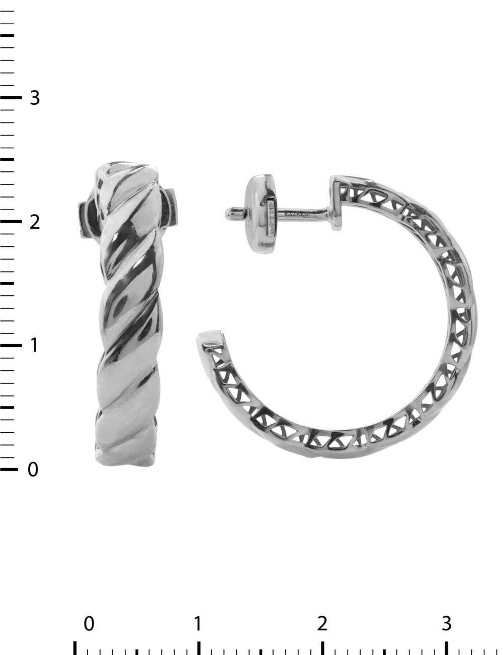 Серьги из белого золота 585 пробы