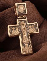 Крест из золота 585 пробы