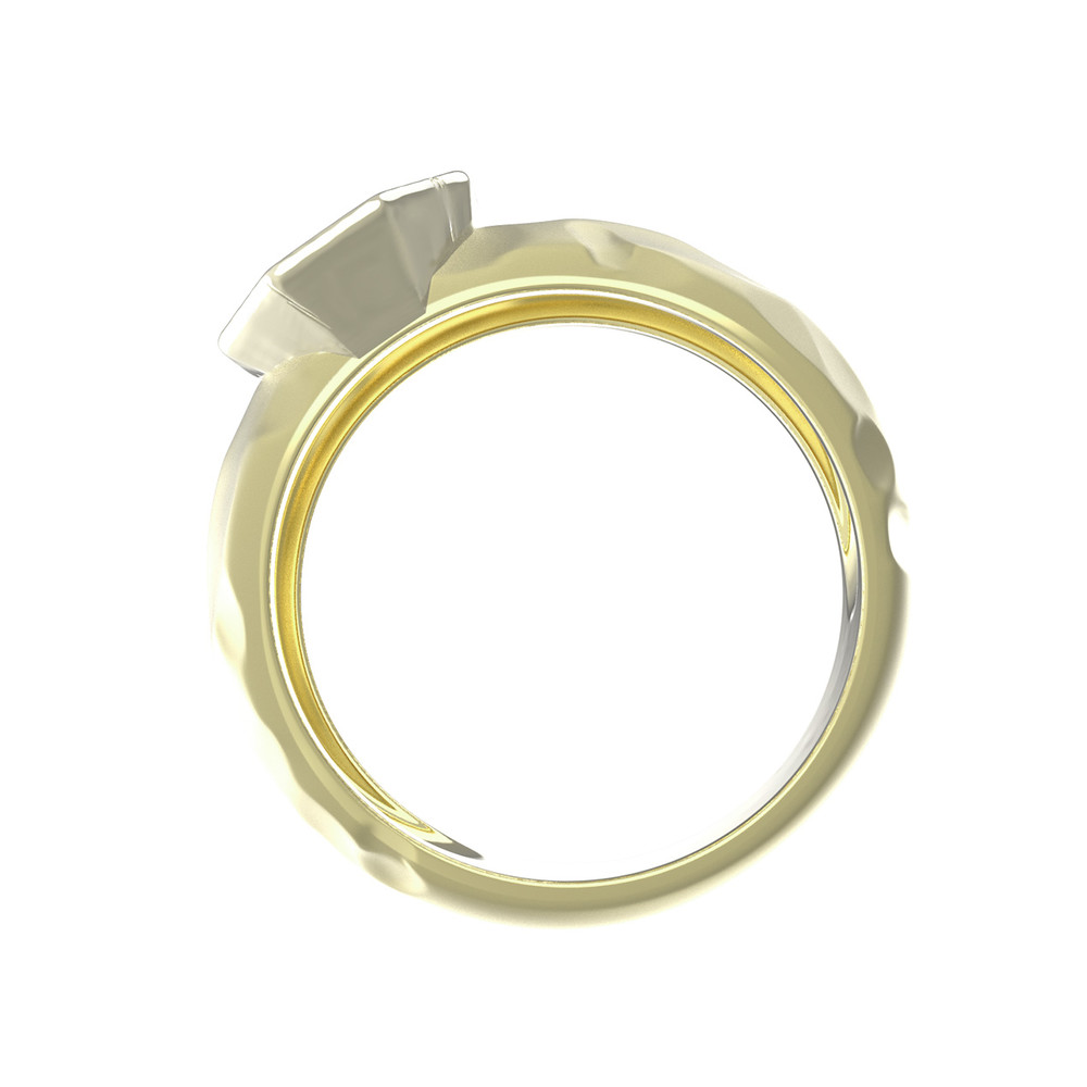 Кольцо из зелёного золота