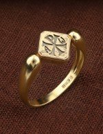 Кольцо из лимонного золота 585 пробы