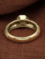Кольцо из зелёного золота 585 пробы