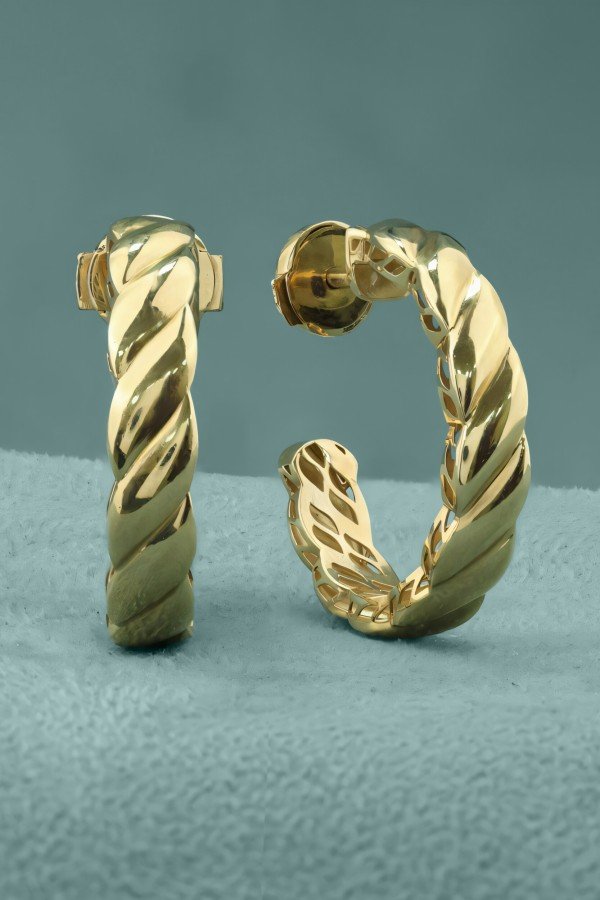 Серьги из лимонного золота 585 пробы